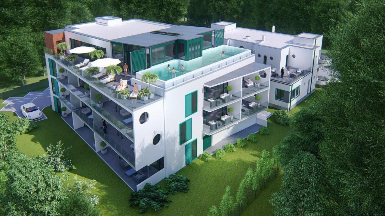 Villa Bauhaus Wellness Apartman 202 Siofok Bagian luar foto
